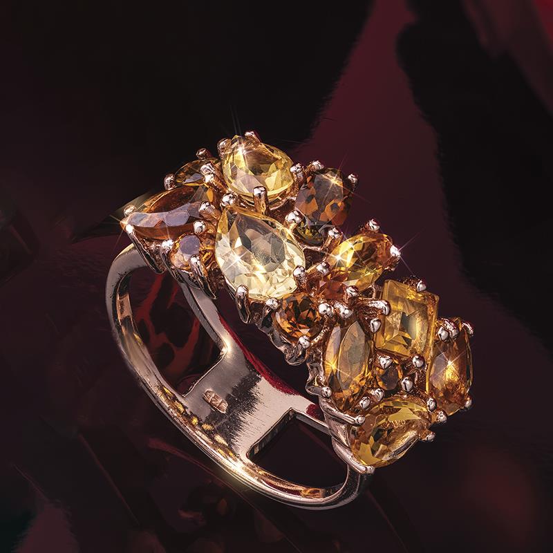 Nature's Fireworks Ring (Citrine)